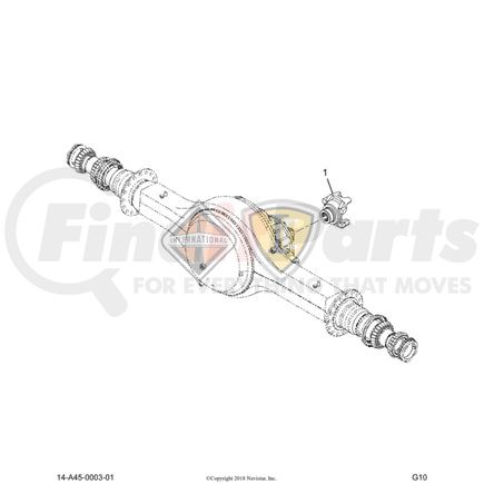 3710752C91 by INTERNATIONAL - FLANGE TRUNNION BRG RPL20 RR