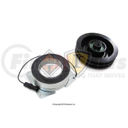 2607016C91 by INTERNATIONAL - PULLEY A/C 6" 2GRV FAR FORWARD
