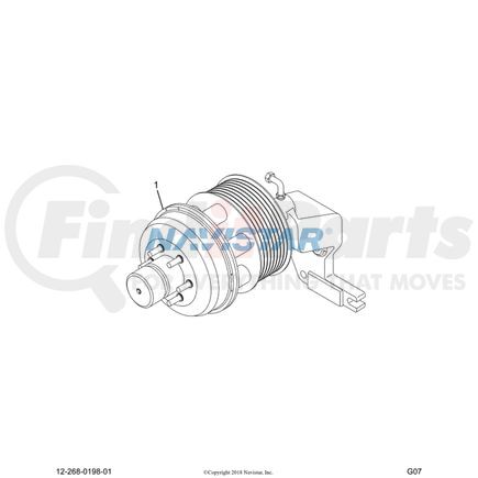 2595052C91 by INTERNATIONAL - HUB FAN DRIVE PULLEY