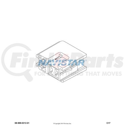 2028683C1 by INTERNATIONAL - CONNECTR,CONNECTOR BODY* SINGL