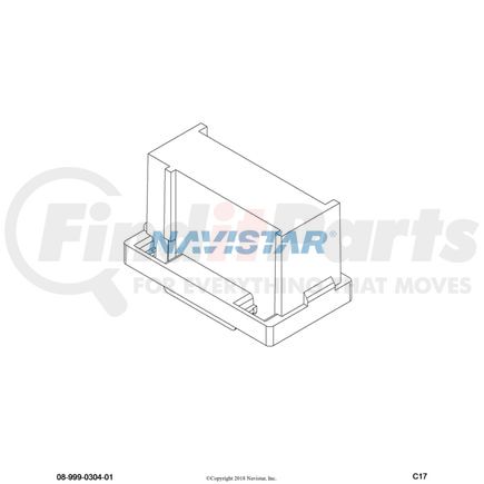 3534302C1 by INTERNATIONAL - CONNECTR,CONNECTOR BODY*24 POS