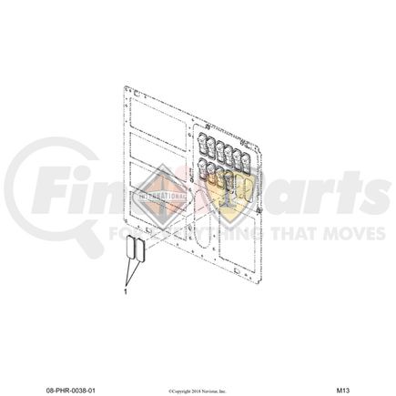 3587589C1 by INTERNATIONAL - Plug Plastic Carling Switch, Navistar Compatible