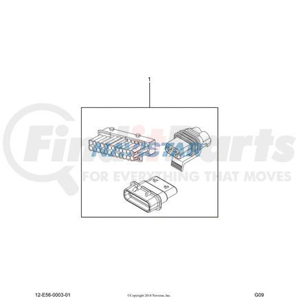 3560343C91 by INTERNATIONAL - A/C Compressor Wiring Harness, Navistar Compatible