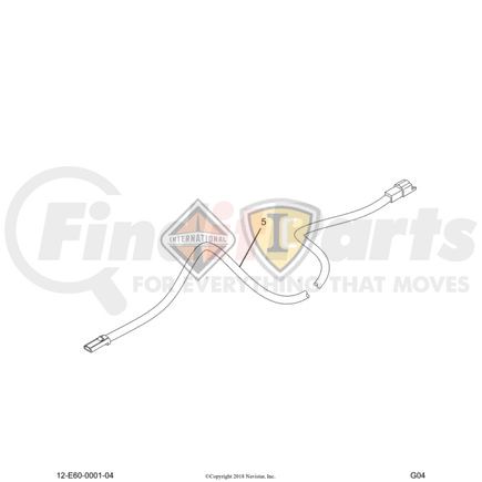 3569816C92 by INTERNATIONAL - Electrical Harness - Freon Compressor, Navistar Compatible