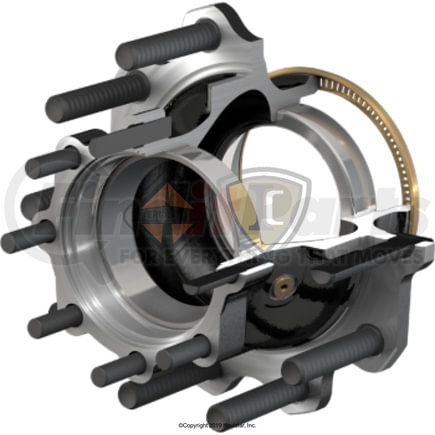 3748342C91 by INTERNATIONAL - Rear Wheel Hub, For 200 Iron 10-285 ABS Aluminum Rim, Navistar Compatible