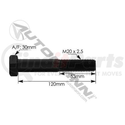 M5431 by AUTOMANN - CAP SCREW 20MM-2.5-120MM KENWO