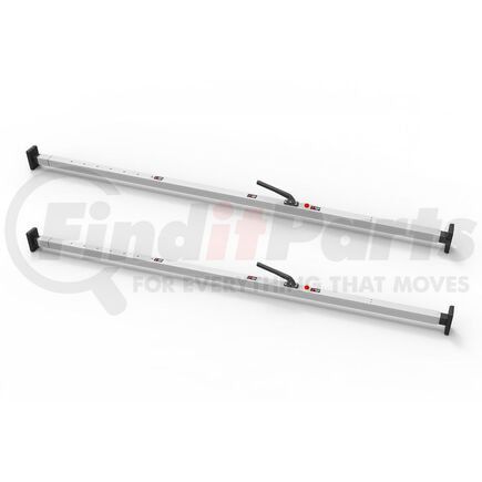 080-01008-2 by SAVE-A-LOAD - SL-30 Series Bar,  84"-114" Fixed Feet (2 pack)-Mill aluminum