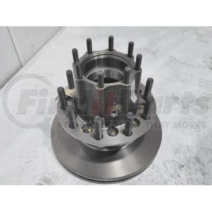 4222164C91 by INTERNATIONAL - HUB, REAR WHEEL W/ROTOR, R STEEL 10-285, ALUMINUM RIM ANTILOCK BRAKE SYSTEM (ABS) ADB