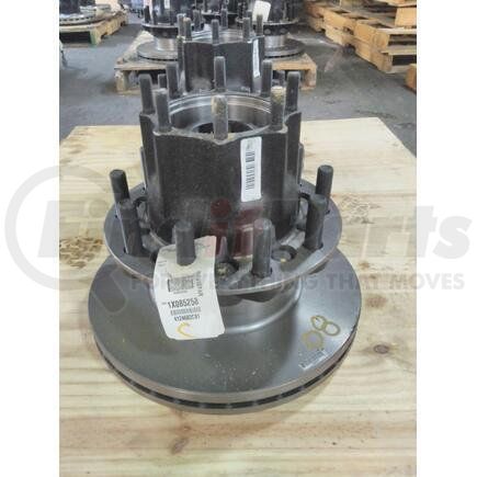 4124682C91 by INTERNATIONAL - HUB, REAR WHEEL W/ROTOR , R IRON 10-285 PS+P, STL RIM ABS MER ADB