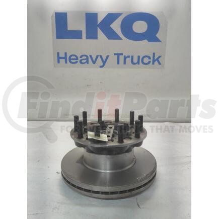 4124624C91 by INTERNATIONAL - Hub, Front Wheel W/Rotor, F12 Iron 10-285 Ps� Aluminum Rim Antilock Brake System (Abs) Mer Adb, Navistar Compatible