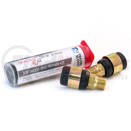 31402 by TRAMEC SLOAN - Air Brake Fitting - Quick-Fix Kit, For 3/8 Hose with 3/8 Fittings, Classic Tube