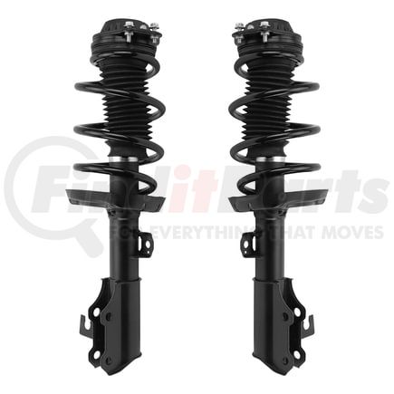 2-13963-13964-001 by UNITY AUTOMOTIVE - Pre-assembled Complete Strut Assembly including Coil Spring, Top Mount and All Components - Ready to Install - Plug and Play Installation