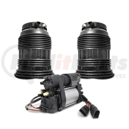 2-15-533000-C by UNITY AUTOMOTIVE - Suspension Air Spring Set with Air Suspension Compressor