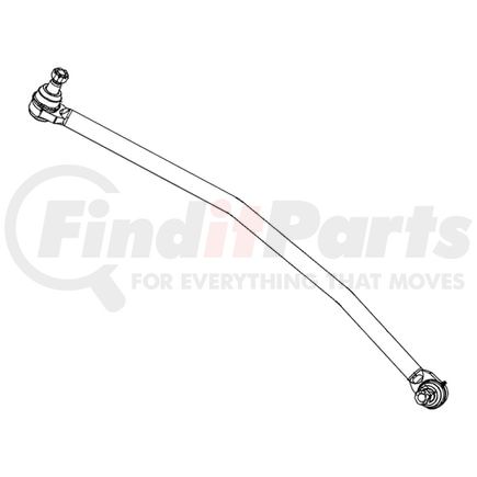 14-13875-000 by FREIGHTLINER - Steering Drag Link - Left Side, 7/8-14 UNF-2A in. Thread Size