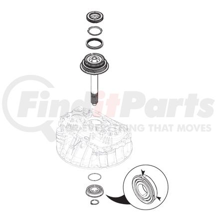 K4659 by FULLER - INPUT SHAFT KIT