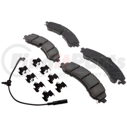 17D2250ACH by ACDELCO - Disc Brake Pad Kit - Rear, Gold Series, Ceramic