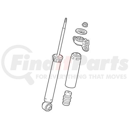 85543490 by ACDELCO - Suspension Shock Absorber - Rear