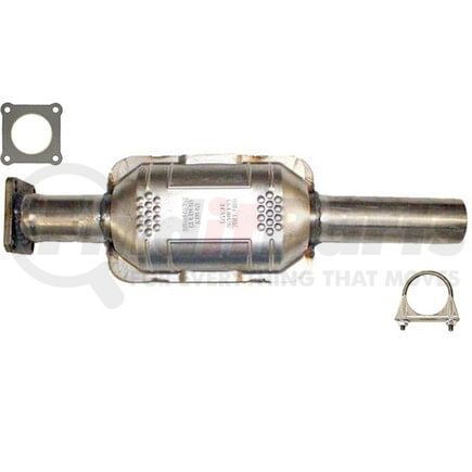 10145 by EASTERN CONVERTORS - Catalytic Converter - Stainless Steel, 22 in. Length, 4 Bolt Inlet, 2.25 in. Outlet