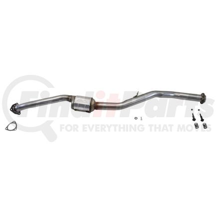 40905 by EASTERN CONVERTORS - Catalytic Converter - Rear, Stainless Steel, 59.28" OAL, with Gasket