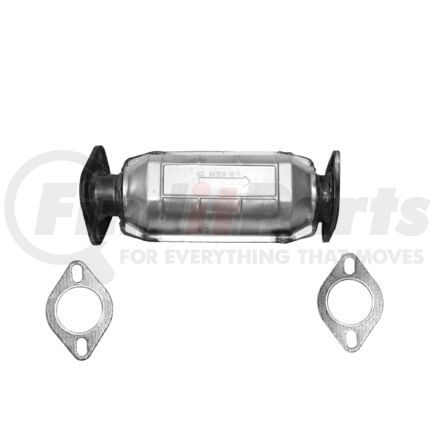 41118 by EASTERN CONVERTORS - Catalytic Converter - Rear, Stainless Steel, 13.13" OAL, with Gasket