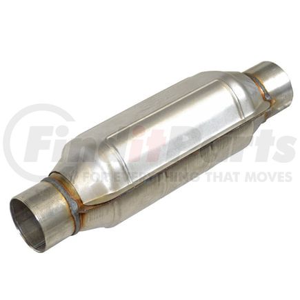 92776 by EASTERN CONVERTORS - Catalytic Converter - Center, Stainless Steel, 16" OAL, 2.5" ID, 2.5" OD, Universal