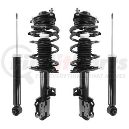 4-11163-259950-001 by UNITY AUTOMOTIVE - Front and Rear Suspension Strut and Coil Spring Assembly Shock Absorber Kit