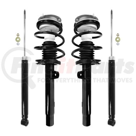 4-11371-259030-001 by UNITY AUTOMOTIVE - Front and Rear Suspension Strut and Coil Spring Assembly Shock Absorber Kit