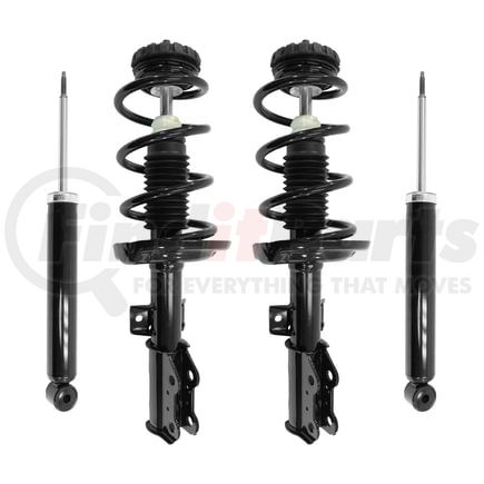 4-13310-251350-001 by UNITY AUTOMOTIVE - Front and Rear Complete Strut Assembly Shock Absorber Kit