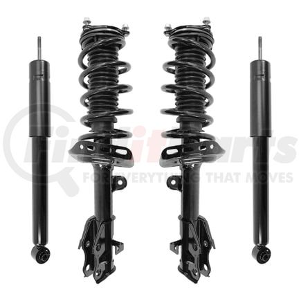 4-13261-259390-001 by UNITY AUTOMOTIVE - Front and Rear Complete Strut Assembly Shock Absorber Kit