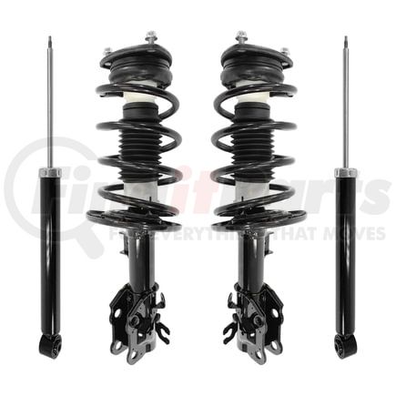 4-13411-259280-001 by UNITY AUTOMOTIVE - Front and Rear Complete Strut Assembly Shock Absorber Kit