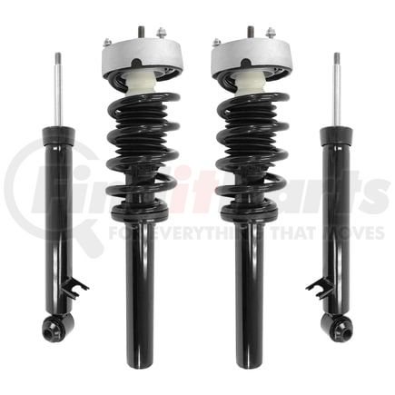 4-13480-257211-001 by UNITY AUTOMOTIVE - Front and Rear Complete Strut Assembly Shock Absorber Kit