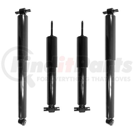 4-211140-251220-001 by UNITY AUTOMOTIVE - Front and Rear Nitrogen Gas Shock Absorber Kit