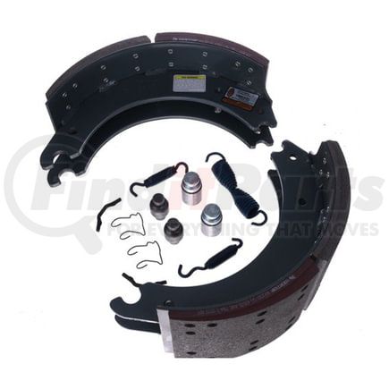 KSMA26014707QPM by MERITOR - Drum Brake Shoe and Lining Kit - 7 in. W x 16.50 Dia, 26,000-29,000 lbs