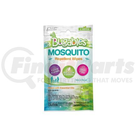 TMWIPE by PIC CORPORATION - Mosquito Repellent Wipes - Non-Toxic, Non-Organic, ECCN: EAR99