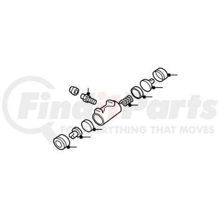 Ford 1L2Z2261BA CYLINDER ASY - FRONT BRAKE