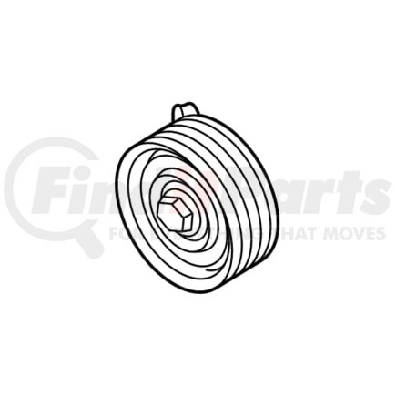 3M4Z6C348CA by FORD - PULLEY