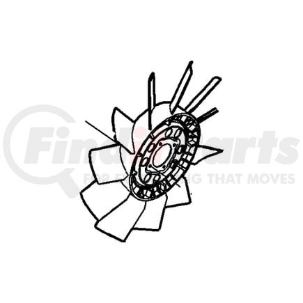 4L2Z8600AA by FORD - FAN ASY