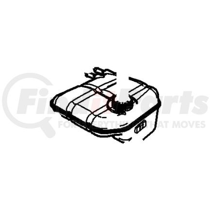 5S4Z8A080AA by FORD - TANK ASY - RADIATOR OVERFLOW