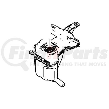 6E5Z8A080AA by FORD - TANK ASY - RADIATOR OVERFLOW