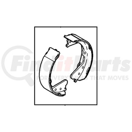 Ford 8C2Z*2648*A KIT - BRAKE SHOE AND LINING