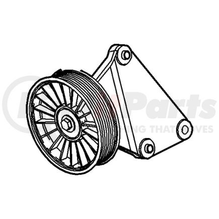 8C2Z8678A by FORD - PULLEY