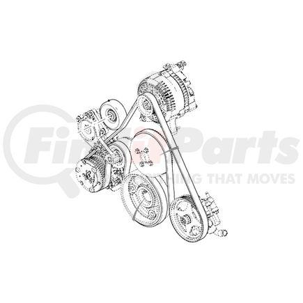 9C2Z8620B by FORD - V-BELT