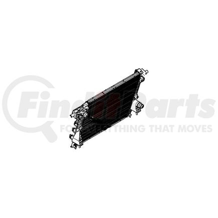 BC3Z8005J by FORD - RADIATOR ASY