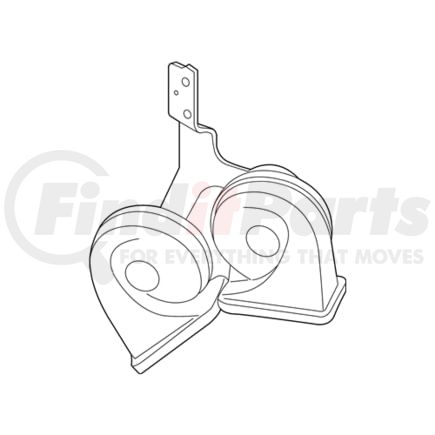 CK4Z13832B by FORD - HORN ASY