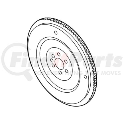 CV6Z6375E by FORD - FLYWHEEL ASY