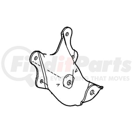 DC2Z5775A by FORD - BRACKET ASY - SUSPENSION MOUNT