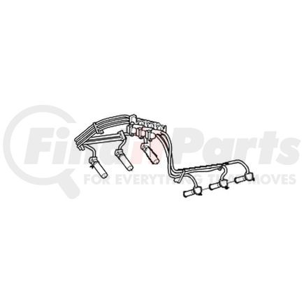 3U2Z12286K by FORD - Ignition Wire Assembly