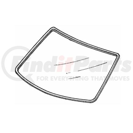 73250-SV4-023 by HONDA - Windshield Molding - Rear