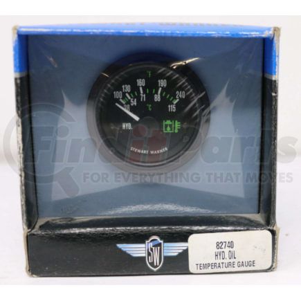 82740 by STEWART WARNER - HYDRAULIC OIL TEMPERATURE GAUGE