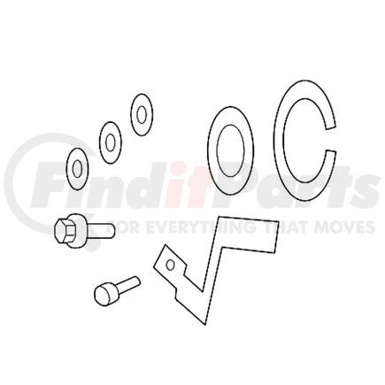 Mopar 68032119AA A/C Compressor Clutch Installation Kit 68032119aa